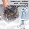 Automatic Press Smart Dog Soap Dispenser Portable Dog Washing Bubbler for 1.7W/1300mAh Portable