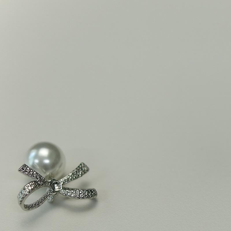 Delicate Bow Accessories Buttons Fur Mink Buttons Pearl Buttons Coat Cheongsam Wool Metal Decorative Buttons