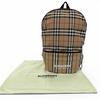 Excellent BURBERRY Daypack Nova Check Logo Backpack Sling Bag Beige 8013921 Used
