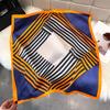 Fashion Square Fashion Foreign Style Small Silk Scarf Women'S Headband Decorative Scarf Dual-Purpose Small Square Scarf New Scarf