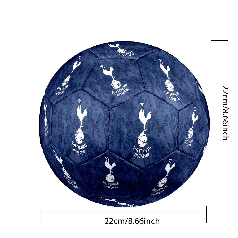 Pallone da Calcio da Partita Misura 5 Tema Tottenham Hotspur Pallone da Calcio Professionale da Esterno Morbido Pallone da Allenamento