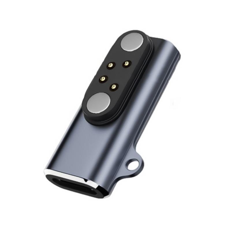 Wireless Bone Conduction Headphone Charging Adapter USB C to 4Pin Magnetic Charging Connector Wide Compatibility