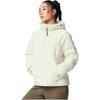 Li-Ning Fitness Series Hooded Zipper Solid Color Warm Down Jacket Women Outerwear AYMV198-4