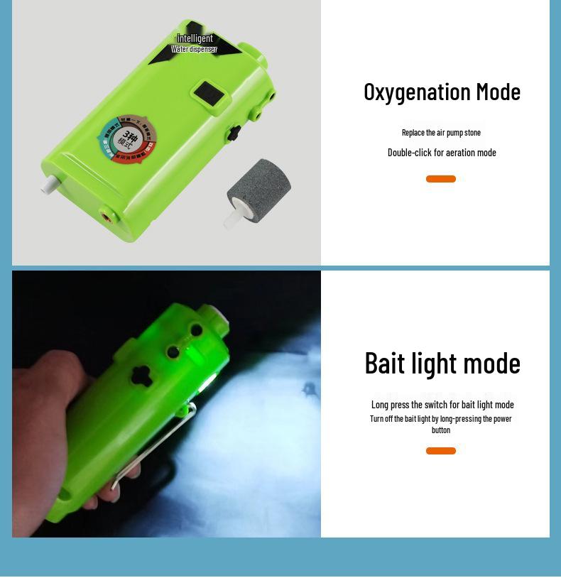 Smart Sensor Fishing Water Dispenser & Multi-Functional Hand Washer Pump with Oxygenator