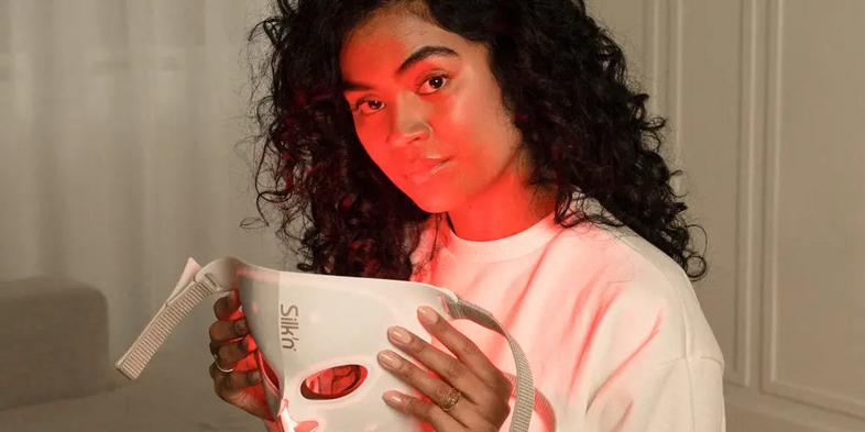 Silk`n ems led face mask white