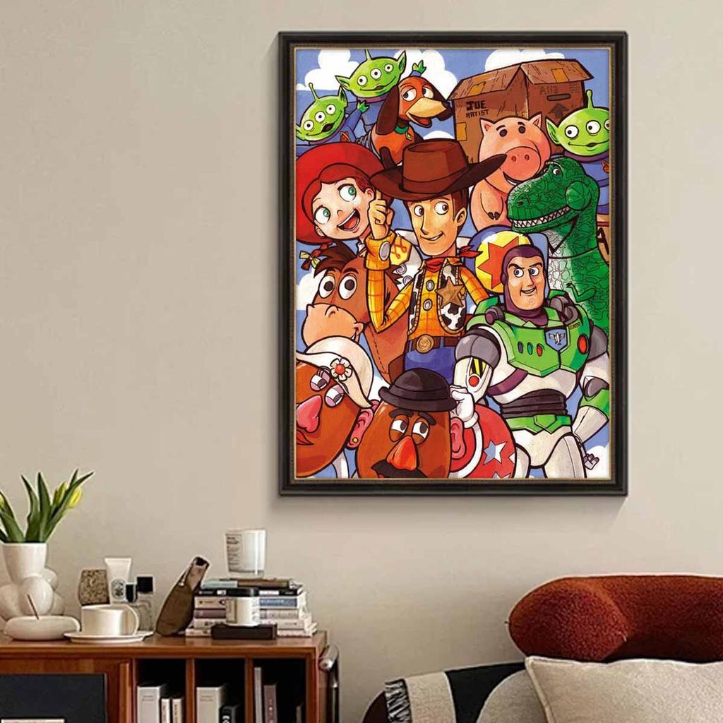 DIY Diamond Painting Cute Cartoon Characters Cross Stitch Kit Mosaic Art Diamond Painting Full Circle Diamond Home Decoration