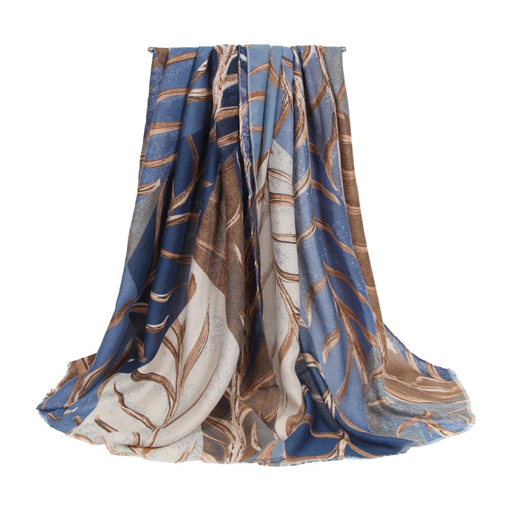 Winter Warm Thick Printed Large Scarf Fashion Shawl For Women Daily Wear