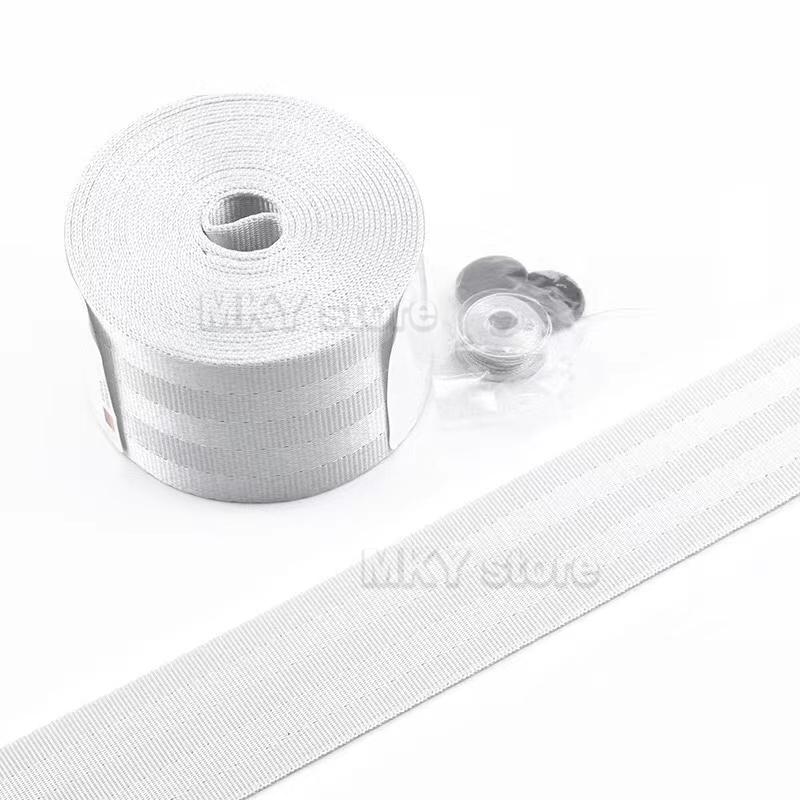 3.6M*4.8CM Car High-Strength Auto Seat Belt Webbing Fabric Racing Car Modified Seat Safety Belts Harness Strap