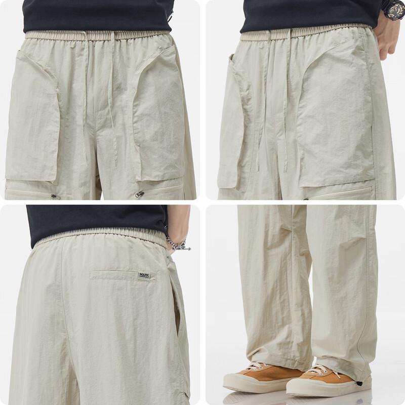 Mark Fairwhale 2025 Men's Summer Lightweight Casual Cargo Pants