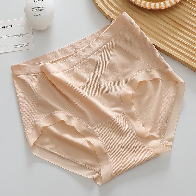 

Women s Spring and Summer Cross Antibacterial Bottom Micro Abdominal Hip Lifting High Waisted Briefs XL тілесний