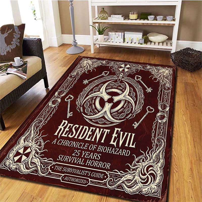 Resident Evil Carpet Rug For Living Room Bedroom Home Sofa Decoration Kids Play Nonslip Floor Mat