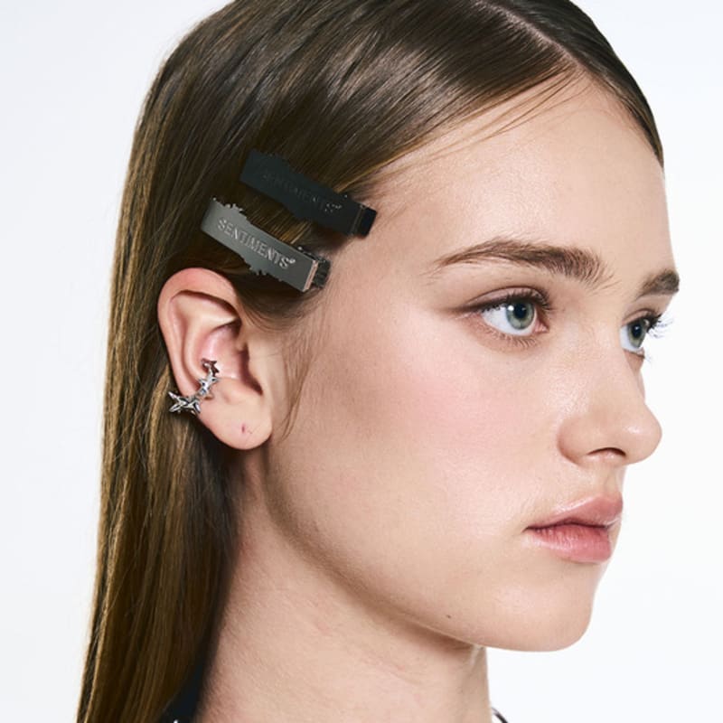 SENTIMENTS NO.566 [BLACK] HAIR PIN 2SET