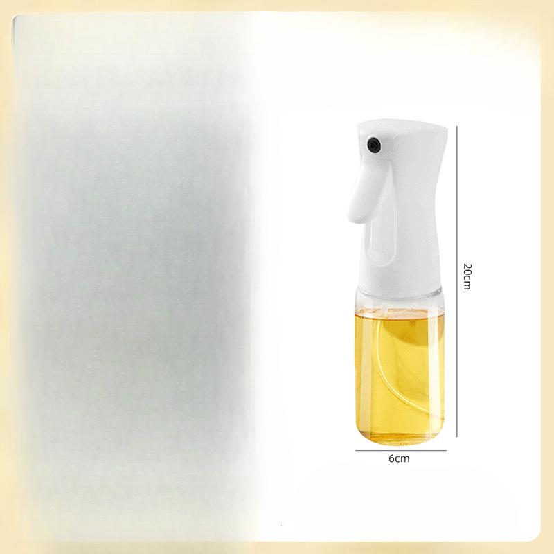 

Новый утолщенный стеклянный пульверизатор для масла для домашней кухни, аэрофритюрницы и барбекю. 200ml белый