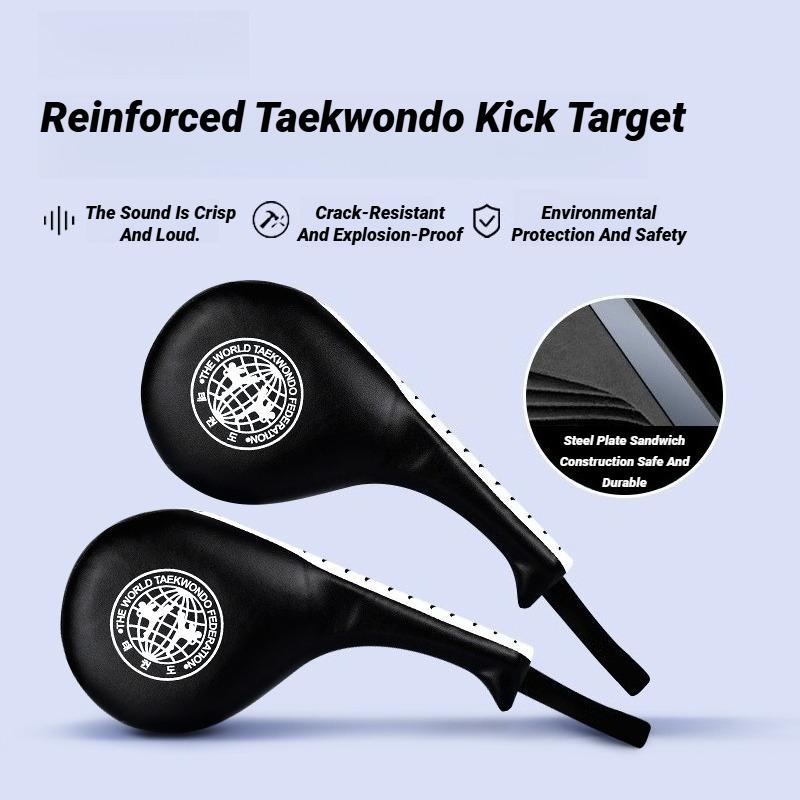 

Karate Kids Hitting Safety Taekwondo Kick Pads Pu Leather Training Equipment Practise Target Muay Thai Foot Sponge Children Pad