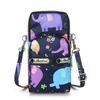 Elegant Retro Nylon Phone Pouch For Women With Eye-catching Designs And Colors