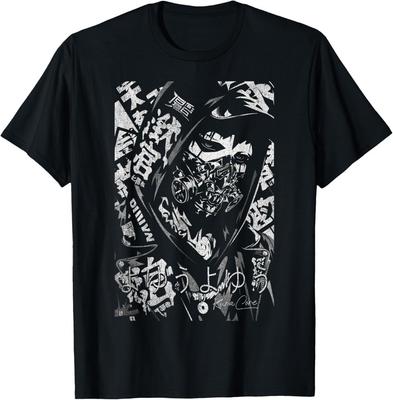 Japonský Streetwear Cyberpunk Y2K Techwear Retro Manga Anime Tričko