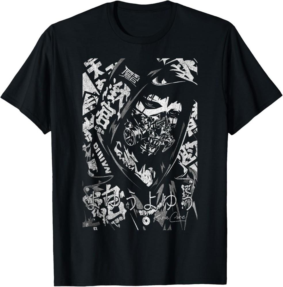 Japanese Streetwear Cyberpunk Y2K Techwear Retro Manga Anime T-Shirt