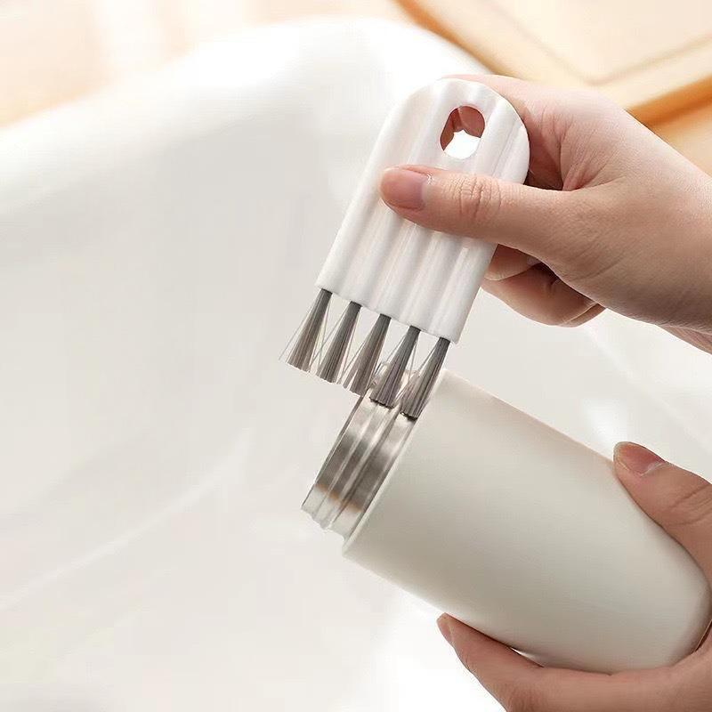 Flexible Cup Lid Brush A Kitchen Household Wonder for Cleaning Baby Bottles and Thermos Cups