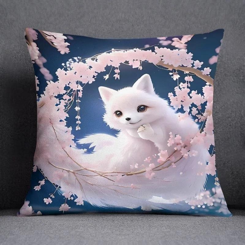 Høyverdig Fox Cat Putetrekk Bilpynt Kontor Stue Sofa Hjem Putetrekk