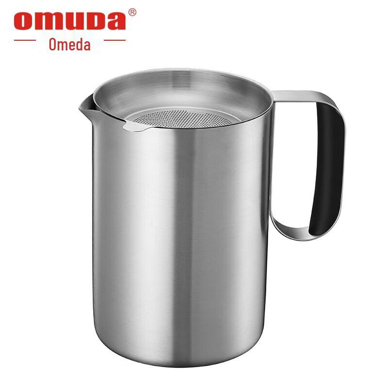 304 Stainless Steel Oil Storage Pot with Strainer