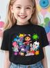 Fun Outdoor Gabbys Dollhouse 2026 Crew Neck Tshirt 314Y Boys Girls Summer Cute Kawaii Cartoon Hot Fashion Street Casual