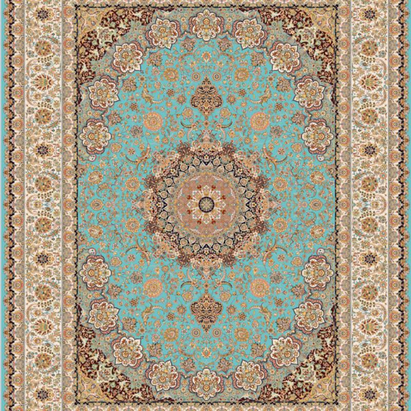 Indian Moroccan Carpet Area Rug Floor Mats Ethnic Style Children Play Mat Bedroom Trendy Non-slip Living Room Flannel Home Decor
