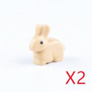 MOC Building Blocks Mini Bricks City Animal Zoo Fram Owl Goat Swan Pig Tortoise Rabbit Chicken Duck Accessories DIY Toys Gifts