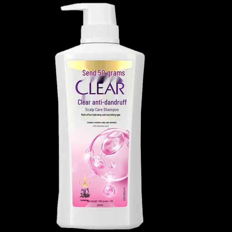 CLEAR Anti-Dandruff Multi-Effect Moisturizing Shampoo 450g