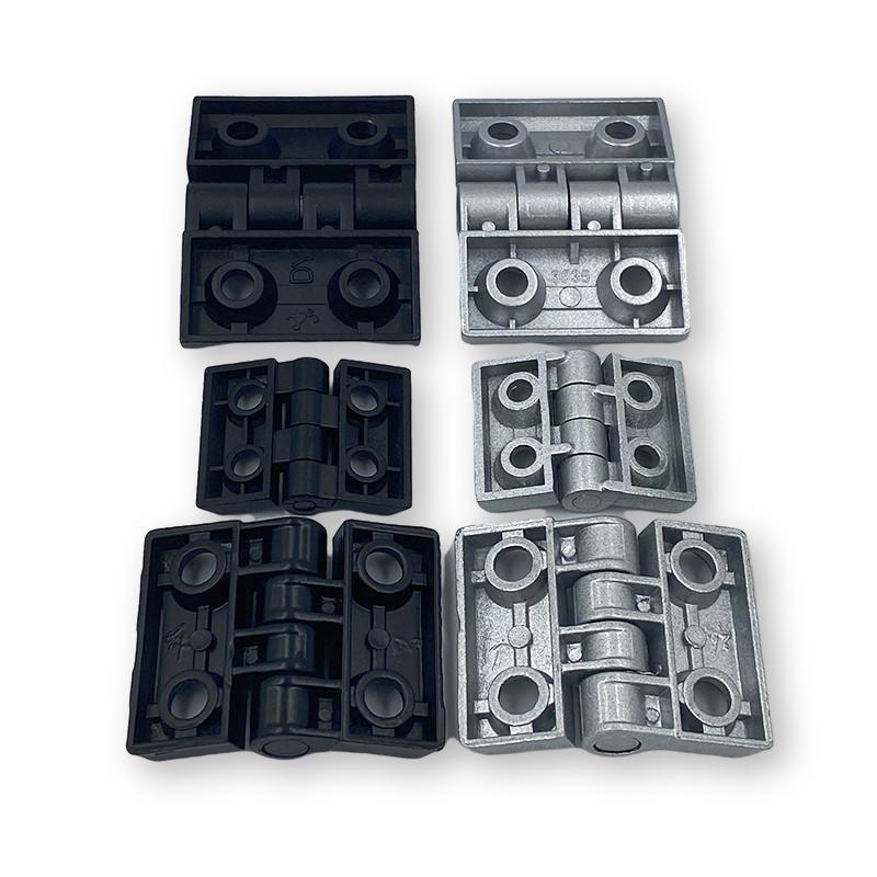 2020 3030 3040 4040 2525 4545 Metal Hinge Zinc Alloy Hinge Finished Aluminum Hinge Door Hinge  Connector Black Or Sliver Color