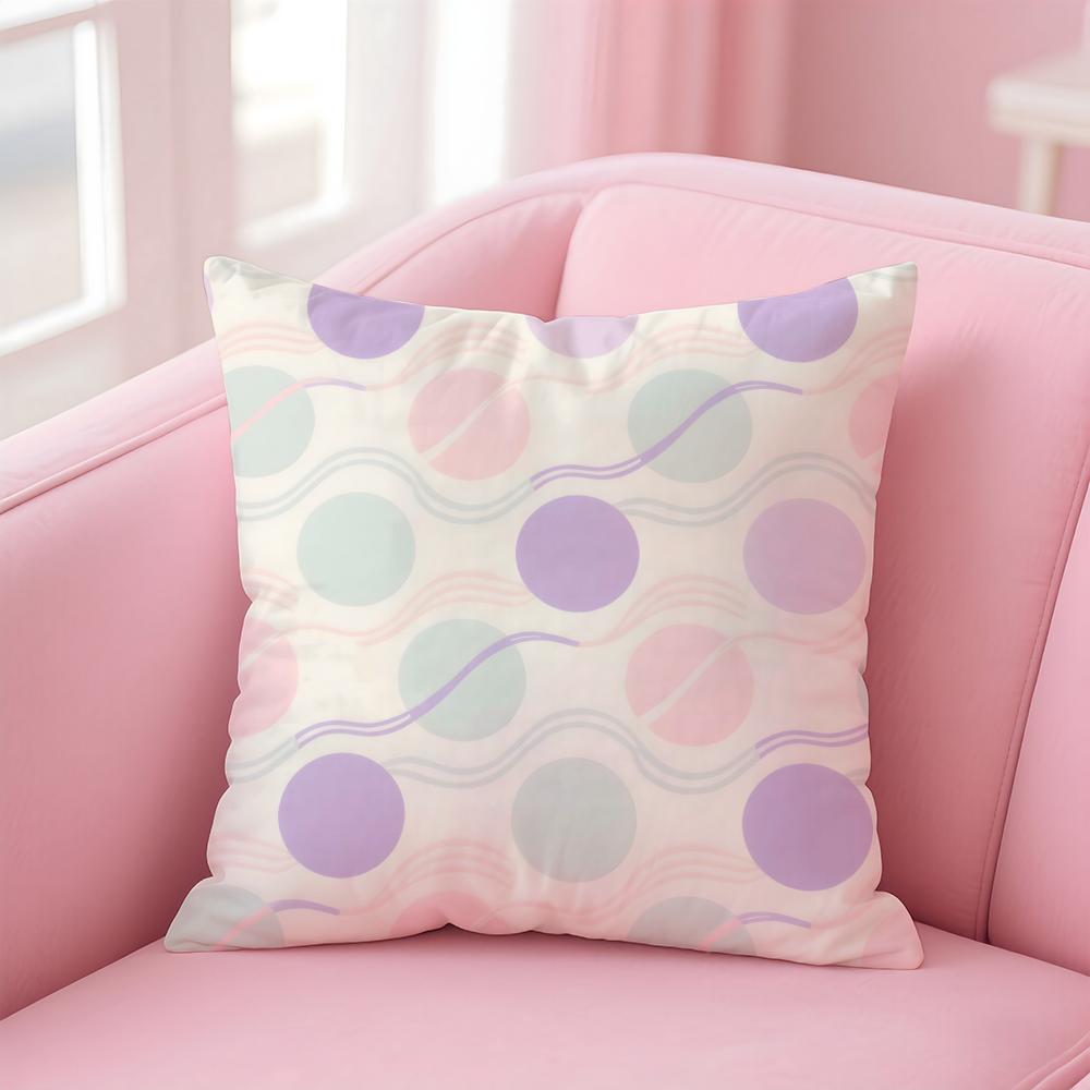 Casual European Fashion Brand EEsprit Cushion Cover Pillow Case Soft Skin Friendly Fabric  Concealed Zipper