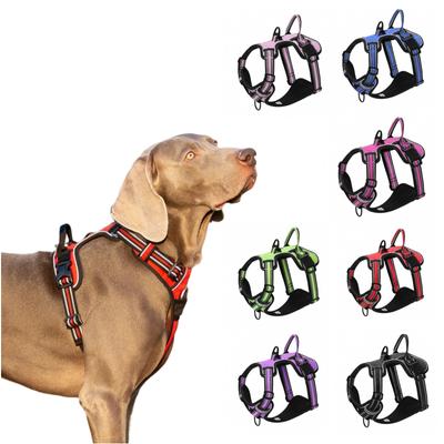 Lightweight and Breathable Dog Harness with Quick Release Buckle and Reflective Strips for Small and Medium Dogs