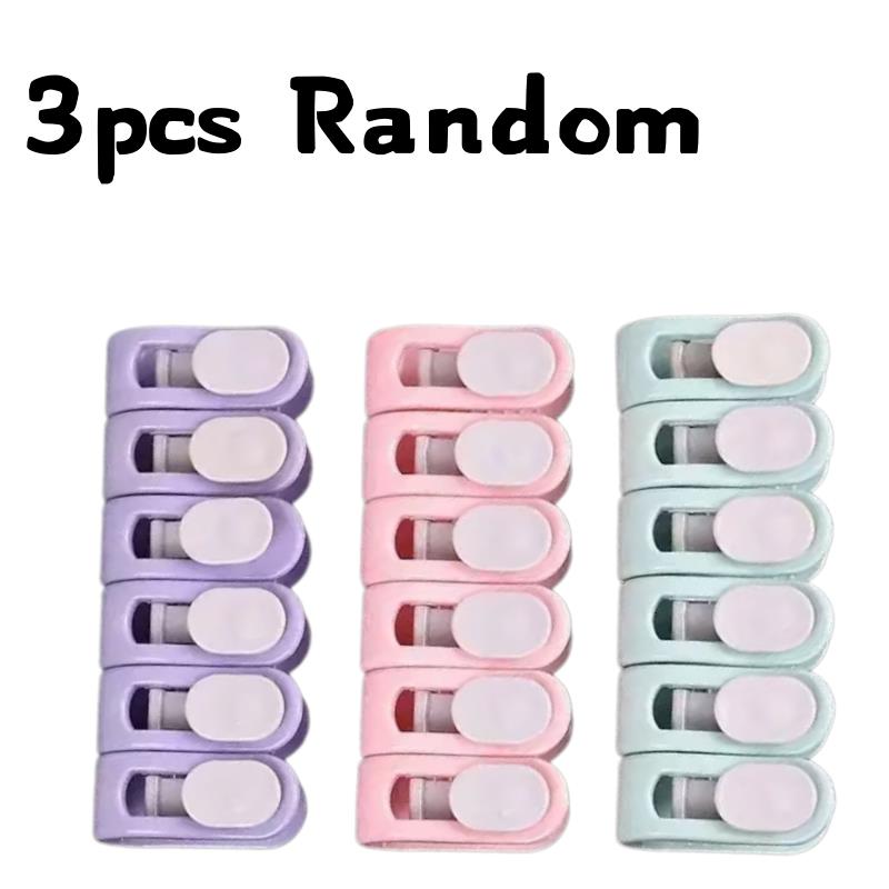 

3/15pcs Random Heavy-Duty Non-Slip Bed Sheet Clips - Secure Covers, Blankets, Quilts, Clothes, Curtains, Multi-Color, Easy Use