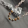 Xingyu Ji Original Seven Chakras Tiger's Eye Men's Necklace
