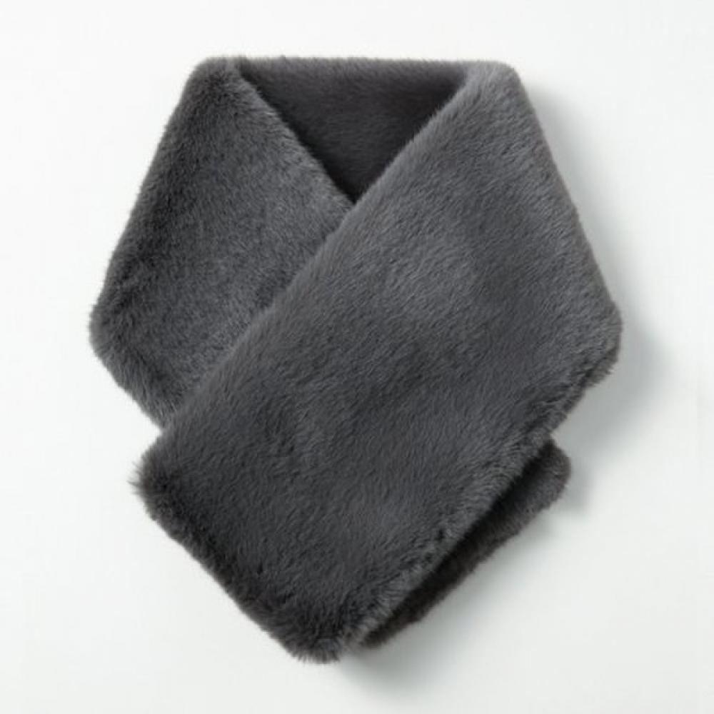 Lala D Gray wiDe Scarf  Lalaf204 