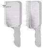 3 pezzi/set pettine per taglio capelli con modello di rasatura in silicone per scollatura, pettine per sfumatura da barbiere, pettine professionale per taglio di capelli da uomo, pettine per sfumatura da parrucchiere
