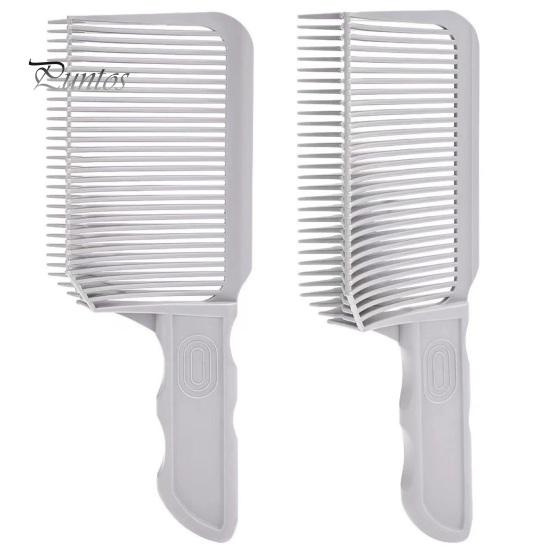 3 pezzi/set pettine per taglio capelli con modello di rasatura in silicone per scollatura, pettine per sfumatura da barbiere, pettine professionale per taglio di capelli da uomo, pettine per sfumatura da parrucchiere