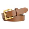 Cowhide Genuine Leather Women's Belt Suit Clothing Trousers Skirt Slim Accessories Belt Belt