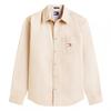 Tommy Jeans Mens Washed Twill Long-Sleeved Shirt Jacket