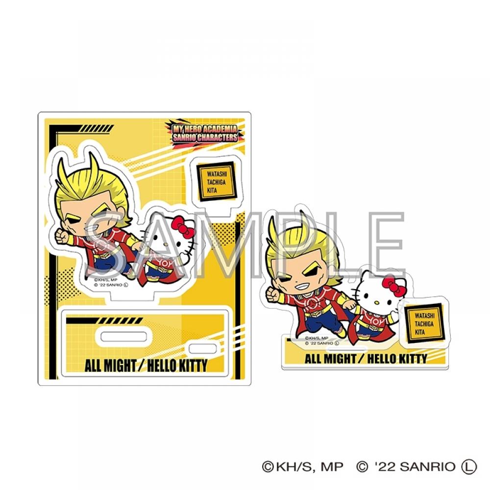 

Yomiuri TV Enterprise Yomiuri TV Enterprise My Hero Academia x Sanrio персонажи акриловая подставка B All Might Hello Kitty для Японии