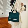 Trendy Corduroy Tote Bag For Women Stylish Large Capacity Shoulder Handbag