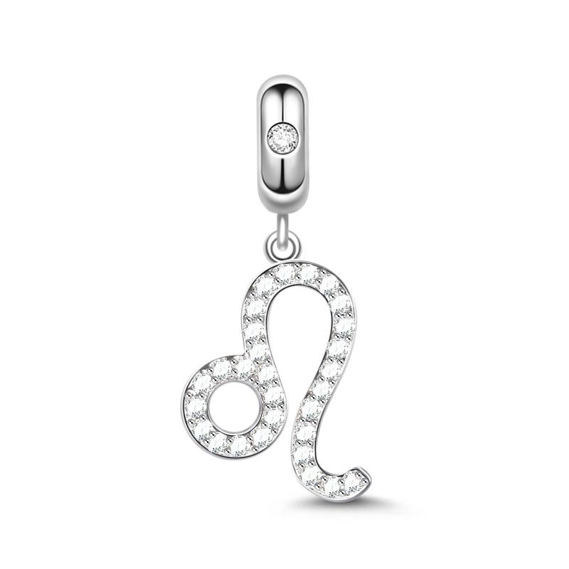 Neuer Kupferanhänger Zeichentrickserie der zwölf Tierkreiszeichen DIY feine Perle passend Original Anhänger Charms Armband für Frauen