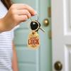 Fashionable Unisex Key Chain With Inspirational Detail Motivational Good Luck Pendant Key Holder Accessories