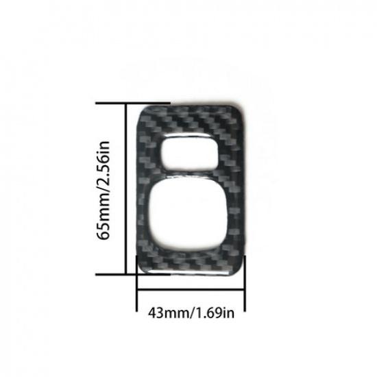 Carbon Fiber Power Mirror Control Button Cover Trim For Toyota Camry 2007-2011