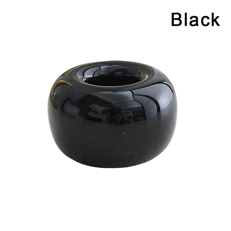 

Керамический держатель для зубных щеток Домашний многофункциональный Мини-пончики Основа-подставка для зубных щеток Стойка для хранения Раковина для ванной комнаты Душевая Подставка для зубных щеток чёрный