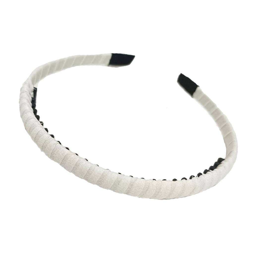Hair Accessories with Teeth Classic Elastic Simple Headband Clothes Matching Accessory Shower Hairband for Adult Lady Female Use
