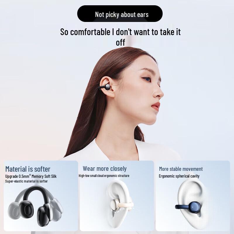 Philips TAT4469 Wireless Ear-Clip Bluetooth Earbuds