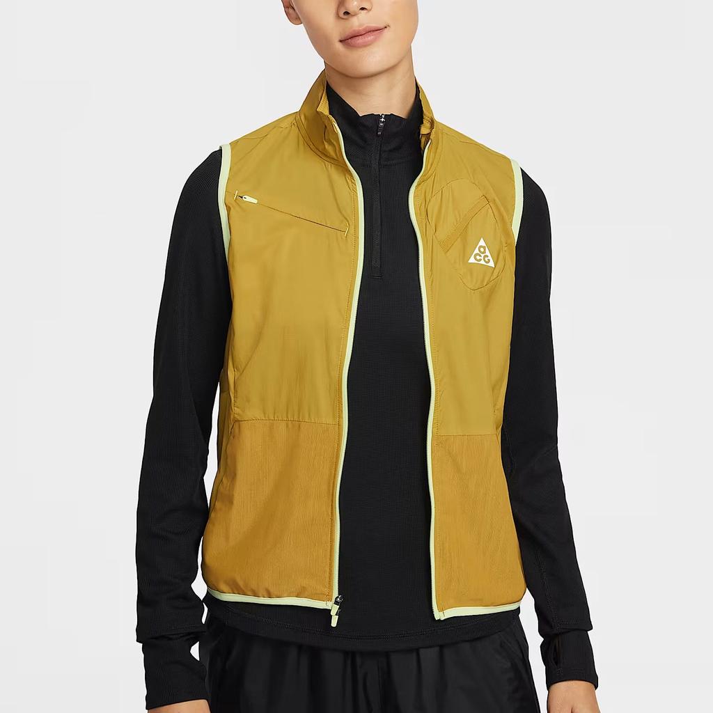 Nike ACG Running Gilets Women's Brown Coal/Light Lime/Dust Photon/Mountain White Moderate Other IO9771-322