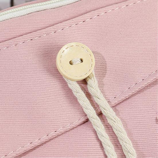 Retro Pencil Bag Multi-Compartment Canvas Pencil Case Large Capacity Pen Pouch Stationery Organizer for Students Boys Girls