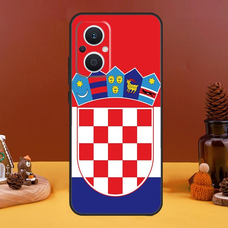 Croatia Flag Case For OPPO Reno 8T 4Z 5Z 10 Pro 11 F 4 5 6 7 8 Lite OPPO Find X5 X6 Pro X2 X3 Lite Cover