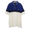 NAUTICA Color scheme Short sleeve Polo shirt XL white Fawn Men's Used